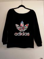Vrolijke Adidas trui, Ophalen, Zwart, Zo goed als nieuw, Maat 46/48 (XL) of groter