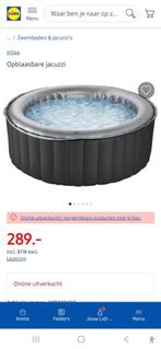jacuzzi van lidl, Tuin en Terras, Bubbelbaden en Hottubs, Ophalen, Zo goed als nieuw, Filter, Opblaasbaar