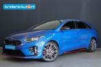 Kia ProCeed 1.6 T-GDI GT |keyless-entry|ACC|stuurwielverwarm, 65 €/maand, Gebruikt, Blauw, Leder en Stof
