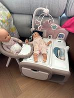 Smoby pop bed nurse, Kinderen en Baby's, Speelgoed | Poppen, Ophalen of Verzenden, Zo goed als nieuw