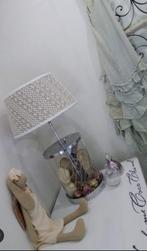 Stijlvolle display lamp met glazen voet riviera maison, Ophalen, Zo goed als nieuw, Glas, Minder dan 100 cm