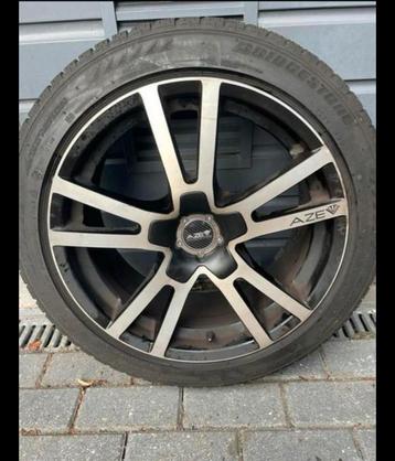4 AZEV P NERO FP VELGEN incl Bridgestone Blizzak banden beschikbaar voor biedingen