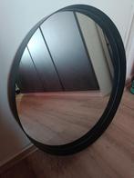 Zwarte spiegel, Huis en Inrichting, Woonaccessoires | Spiegels, Ophalen, Minder dan 50 cm, Zo goed als nieuw, Minder dan 100 cm