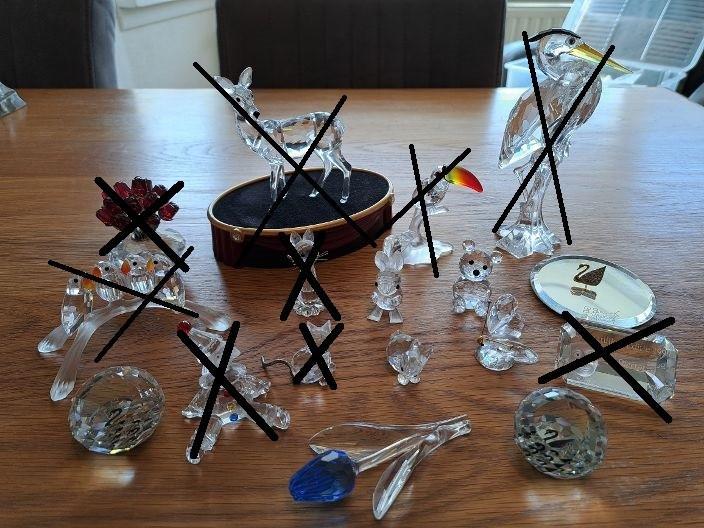 Swarovski beeldjes (partij), Verzamelen, Swarovski, Zo goed als nieuw, Figuurtje, Ophalen of Verzenden