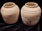 Twee gemberpotjes gemberpot, Antiek en Kunst, Antiek | Keramiek en Aardewerk, Ophalen