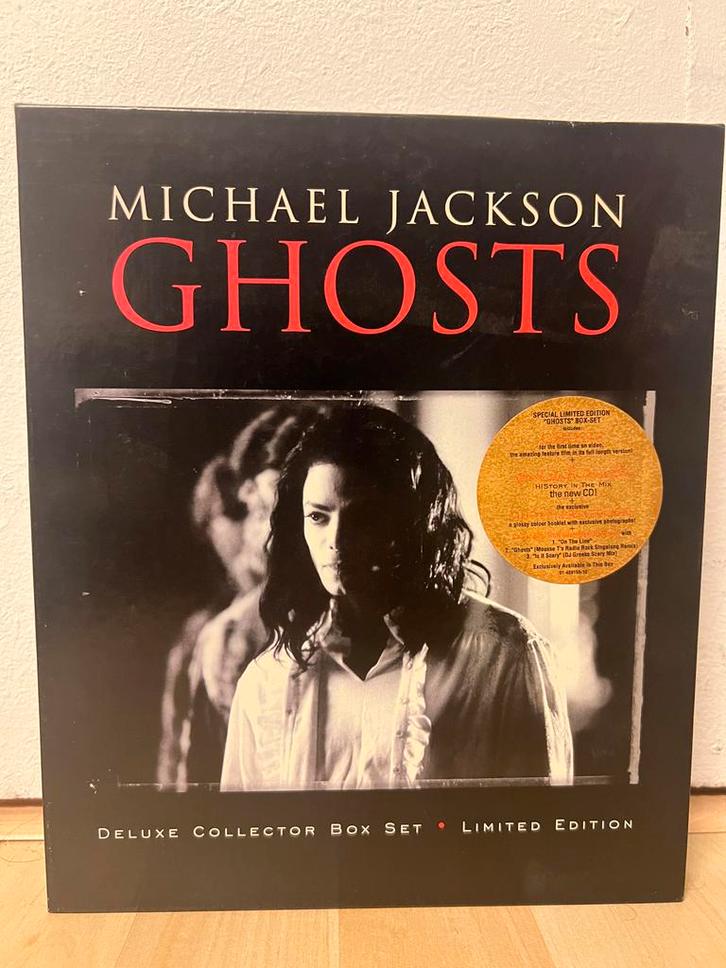 Michael Jackson Ghosts Deluxe Collector Box Limited Edition, Boeken, Muziek, Nieuw, Artiest, Ophalen of Verzenden