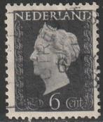 Nederland 1947 475 Wilhelmina 6c, Gest, Postzegels en Munten, Postzegels | Nederland, Ophalen of Verzenden, Na 1940, Gestempeld