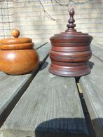 Tabac potten van mahonie, Ophalen of Verzenden