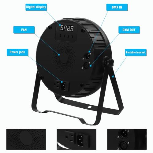 DJLicht 120W 27x8 RGBW 4 in 1 Led Par, Geluidgestuurd, ., Nieuw, Ophalen of Verzenden