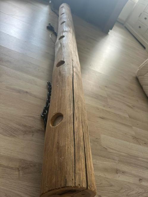 Prachtig UNIEKE boomstam!!, Huis en Inrichting, Lampen | Hanglampen, Zo goed als nieuw, Minder dan 50 cm, Ophalen