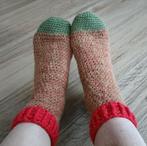 FUNNY ALPACA SOCKS wollen sokken hand gehaakt mt 39 - 41 (10, Sokken en Kniesokken, Overige kleuren, FUNNY ALPACA SOCKS, Nieuw