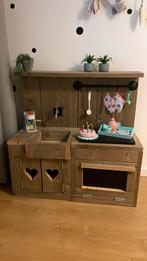 Steigerhout keukentje, Kinderen en Baby's, Ophalen, Zo goed als nieuw