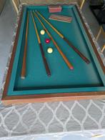 Tafel Biljart binnenmaat 70x140 cm, Ophalen, Gebruikt, Biljarttafel