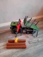 Bruder Scania vrachtwagen/bomen, Kinderen en Baby's, Speelgoed | Speelgoedvoertuigen, Gebruikt, Ophalen