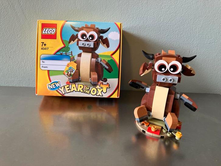 LEGO 40417 Jaar van de Os, Kinderen en Baby's, Speelgoed | Duplo en Lego, Zo goed als nieuw, Lego, Complete set, Ophalen of Verzenden