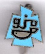 Gereformeerde Jeugdwerk Organisatie email broche ( V_266 ), Verzamelen, Speldjes, Pins en Buttons, Verzenden, Zo goed als nieuw