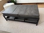 Stalen salontafel, Huis en Inrichting, Ophalen, 100 tot 150 cm, 50 tot 100 cm, Zo goed als nieuw