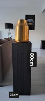 Verzwaarde zwarte zuil/ pilaar 80cm, Huis en Inrichting, Woonaccessoires | Zuilen en Pilaren, Ophalen of Verzenden, Gebruikt