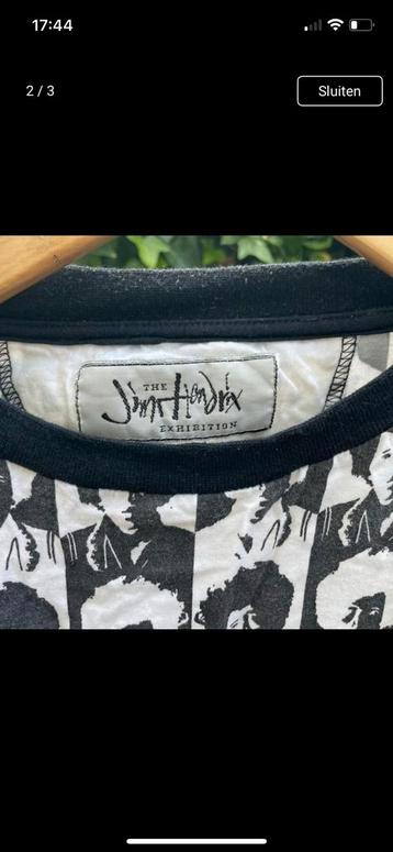 Jimi Hendrix Exhibition t-shirt beschikbaar voor biedingen