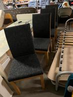 4 stevige eetkamerstoelen, Ophalen, Gebruikt, Vier, Stof