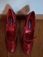 Rode glitter schoenen maat 40, Ophalen of Verzenden, Zo goed als nieuw