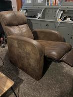 2x Comfortabele bruine relaxstoel, Huis en Inrichting, Fauteuils, Ophalen, Gebruikt, Stof, 75 tot 100 cm