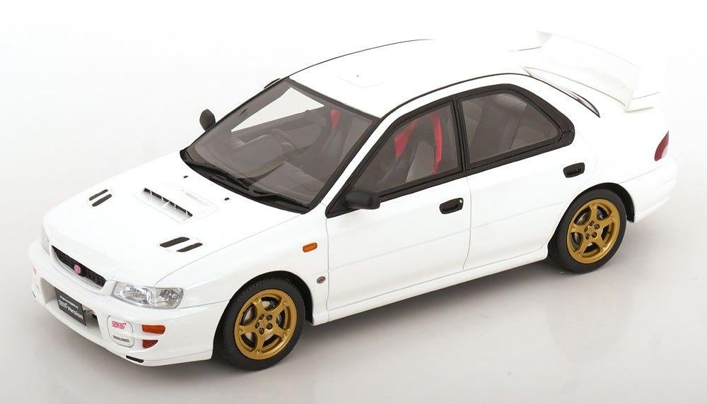 OttoMobile 1:18 Subaru Impreza WRX STi Type RA 2000 wit, Hobby en Vrije tijd, Modelauto's | 1:18, Ophalen of Verzenden, Nieuw