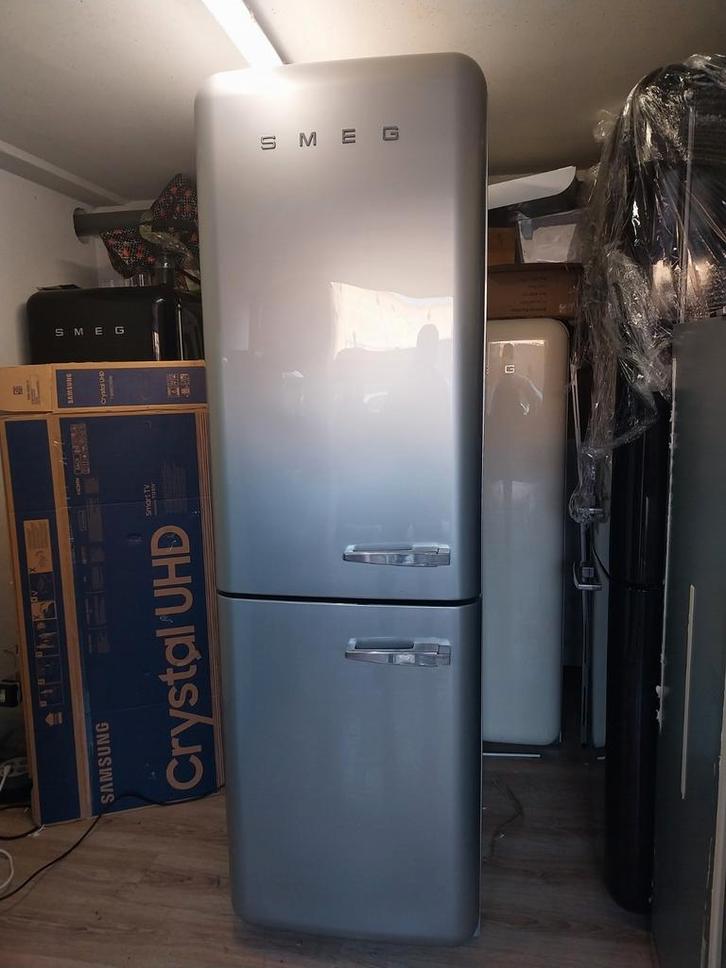 Mooie zilver SMEG Koelkast FAB32LSV3  [ 2 MAANDEN GARANTIE, Witgoed en Apparatuur, Koelkasten en IJskasten, Zo goed als nieuw