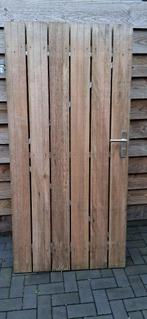 Hardhouten poortdeur, Tuin en Terras, Tuinpoorten, Ophalen, Nieuw, Draaipoort, 150 tot 200 cm