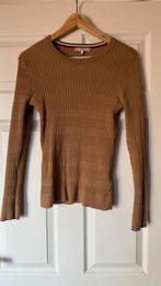 Tommy Hilfiger bruine kabeltrui maat S, Bruin, Ophalen of Verzenden, Zo goed als nieuw, Maat 36 (S)