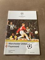 Programma Manchester United - Feyenoord Champ L. 22-10-1997, Verzamelen, Ophalen of Verzenden, Nieuw, Feyenoord, Shirt
