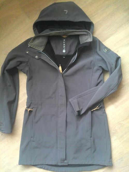 LUTHA grijze parka maat 38, Kleding | Dames, Jassen | Zomer, Gedragen, Maat 38/40 (M), Grijs, Verzenden