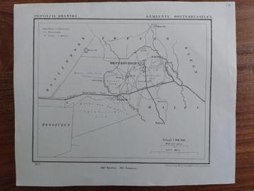 20 / Oosterhesselen Drenthe - Litho uit 1865 van J. Kuyper beschikbaar voor biedingen