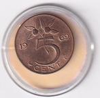 5 Cent 1969 Haan  Prachtig met Diverse Muntkleuren, Postzegels en Munten, Munten | Nederland, Verzenden, Koningin Juliana, 5 cent