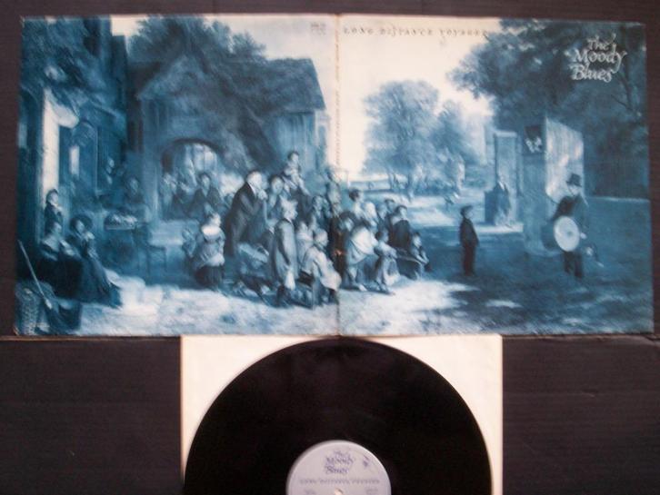 LP van THE MOODY BLUES Long Distance Voyager /Threshold, Cd's en Dvd's, Vinyl | Pop, Gebruikt, 1960 tot 1980, Overige formaten
