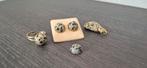 Sieraden set met Dalmatier jaspis edelstenen., Ophalen of Verzenden, Overige materialen, Oorbellen, Met edelsteen
