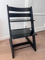 tripp trapp Stokke kinderstoel zwart, Kinderen en Baby's, Kinderstoelen, Verzenden, Zo goed als nieuw, Meegroeistoel