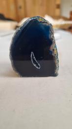 Blauw Agaat Edelsteen - 128 gram, Ophalen of Verzenden, Mineraal