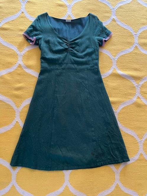 Noa Noa jurk groen maat M, Kleding | Dames, Jurken, Zo goed als nieuw, Maat 38/40 (M), Groen, Onder de knie, Ophalen of Verzenden