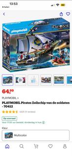 Playmobil Pirates Zeilschip 70412, Ophalen, Nieuw, Complete set