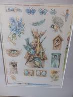 Te koop dit mooie borduur werk 30 bij 45 cm 80 jaar oud, Hobby en Vrije tijd, Borduren en Borduurmachines, Ophalen of Verzenden