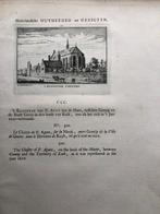 300 / Sint Agatha Cuijk het klooster Kopergravure 1733, Antiek en Kunst, Kunst | Etsen en Gravures, Ophalen of Verzenden