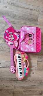 K3 speelgoed elektrische gitaar met geluid, koffer, keyboard, Ophalen of Verzenden, Gebruikt, Jongen of Meisje