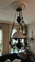 Oude olielamp, Huis en Inrichting, Lampen | Kroonluchters, Ophalen of Verzenden, Zo goed als nieuw