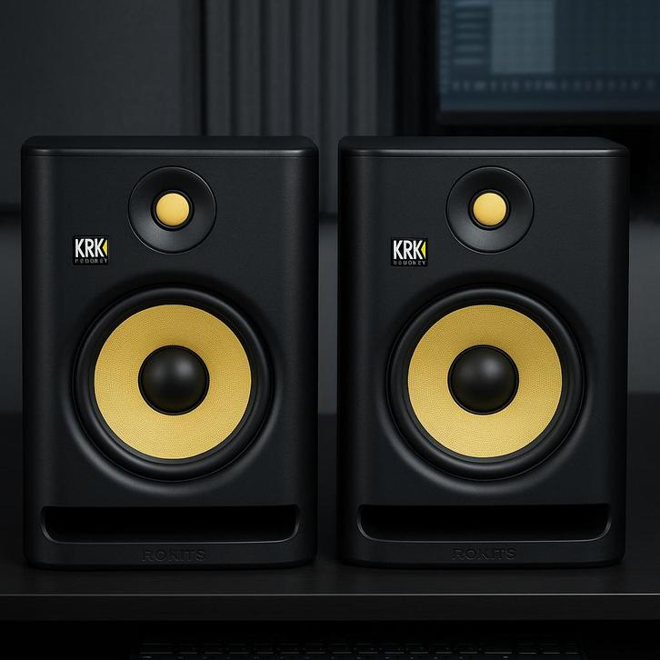 KRK Rokit 8 set (2 stuks), Muziek en Instrumenten, Microfoons, Gebruikt, Studiomicrofoon, Ophalen