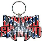 Lynyrd Skynyrd vlag logo sleutelhanger van metaal keychain