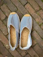 Zomerse blauw-wit gestreepte espadrilles maat 39, Blauw, Ophalen of Verzenden, Zo goed als nieuw, Espadrilles of Moccasins
