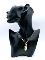 Zilveren jasseronketting met zilveren kan hanger, 63 cm., Verzenden, Zilver, Hanger