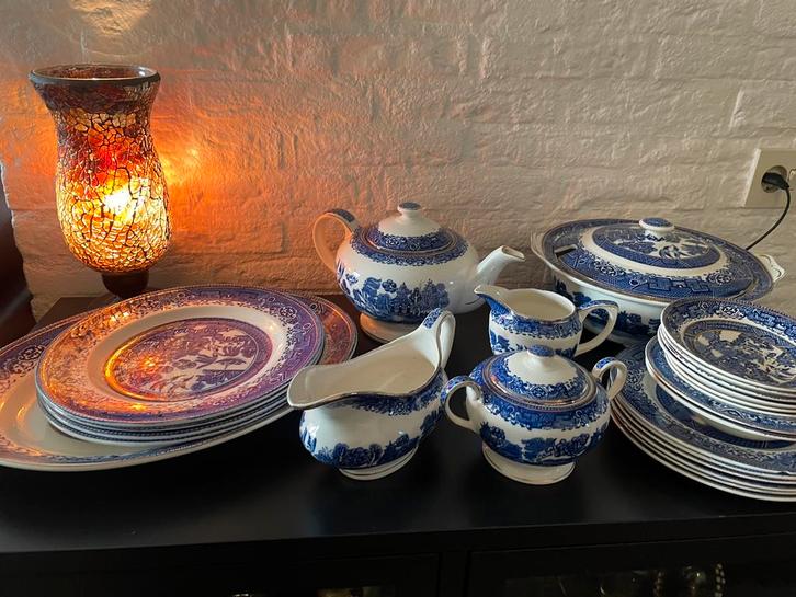 Old Willow England Serviesdelen, Antiek en Kunst, Antiek | Servies los, Ophalen of Verzenden