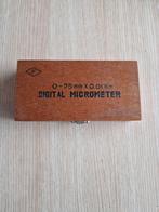 Schroefmaat 0-25mm mechanisch digitaal, Ophalen of Verzenden, Zo goed als nieuw